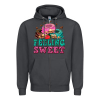 Smoke feeling sweet donuts Zipper Hoodie - AdoDesignShop