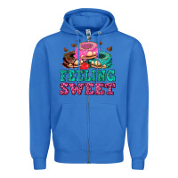 True Royal feeling sweet donuts Zipper Hoodie - AdoDesignShop