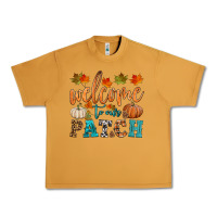 Peanut Butter welcome to our patch Urban Heavy Tee - HRA Design Shop