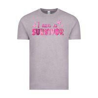 Vintage Zinc I Am a Survivor Breast Cancer Vintage Tee - texasbilliewilder
