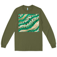 Army Green green glitter Long Sleeve Tee - JahusDesignShop