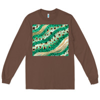 Chestnut green glitter Long Sleeve Tee - JahusDesignShop