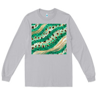 Moon Dust green glitter Long Sleeve Tee - JahusDesignShop