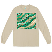 Mushroom green glitter Long Sleeve Tee - JahusDesignShop