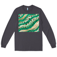 Smoke green glitter Long Sleeve Tee - JahusDesignShop