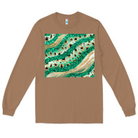 Toasted Coconut green glitter Long Sleeve Tee - JahusDesignShop