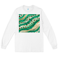 White green glitter Long Sleeve Tee - JahusDesignShop