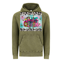 Vintage Olive crafting queen Vintage Hoodie - Zillion Design Studio