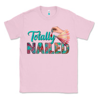 Bubblegum Pink totally nailed bbs Classic Tee - BundleAndBundleShop