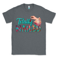 Charcoal Heather totally nailed bbs Classic Tee - BundleAndBundleShop