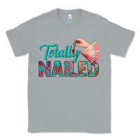 Heather Grey totally nailed bbs Classic Tee - BundleAndBundleShop