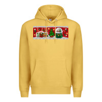 Antique Gold noel Premium Hoodie - BundleAndBundleShop