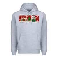 Heather Grey noel Premium Hoodie - BundleAndBundleShop