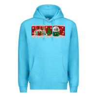 Ocean Blue noel Premium Hoodie - BundleAndBundleShop