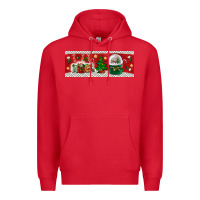 Red noel Premium Hoodie - BundleAndBundleShop