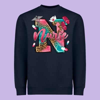 Western Nurse Heavyweight Sweatshirt Designed By Texasbilliewilder