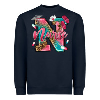 Navy western nurse Heavyweight Sweatshirt - texasbilliewilder