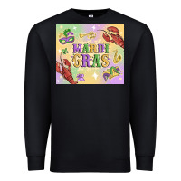 Black mardi gras Premium Sweatshirt - MaliasSmallBusiness