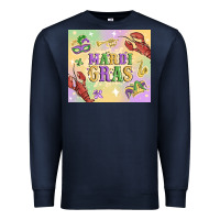 Navy mardi gras Premium Sweatshirt - MaliasSmallBusiness
