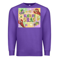 Purple mardi gras Premium Sweatshirt - MaliasSmallBusiness
