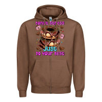 Chestnut donut stress just do your best Zipper Hoodie - AdoDesignShop