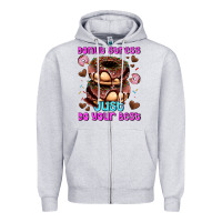 Heather Grey donut stress just do your best Zipper Hoodie - AdoDesignShop