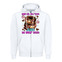 White donut stress just do your best Zipper Hoodie - AdoDesignShop