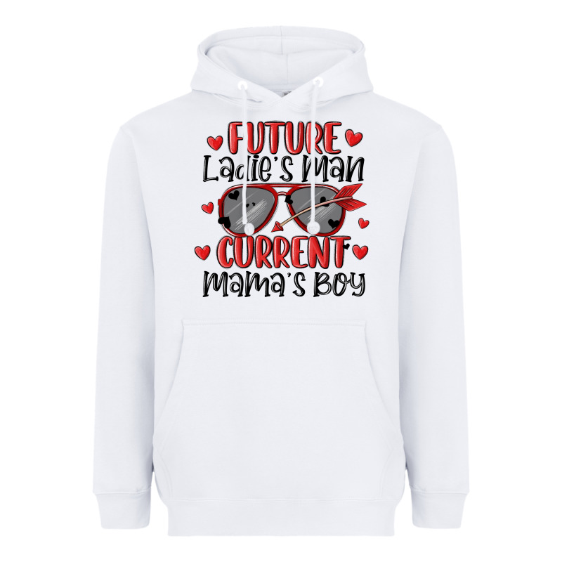 Future Ladies Man Current Mamas Boy Heavyweight Hoodie by MaliasSmallBusiness | Teevron