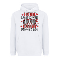 White future ladies man current mamas boy Heavyweight Hoodie - MaliasSmallBusiness