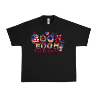 Black Boom boom Mama 4th of july Urban Heavy Tee - CowGirlArtShop