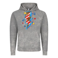 Cloud Rock America lightning bolt Vintage Hoodie - texasbilliewilder