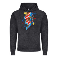 Vintage Arctic America lightning bolt Vintage Hoodie - texasbilliewilder