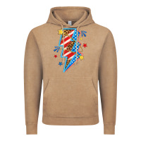Vintage Coffee America lightning bolt Vintage Hoodie - texasbilliewilder
