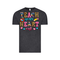 Vintage Black teach your heart out Vintage Tee - Zillion Design Studio