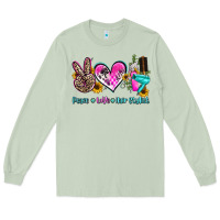 Matcha peace love hair stylist Long Sleeve Tee - AdoDesignShop