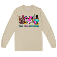 Mushroom peace love hair stylist Long Sleeve Tee - AdoDesignShop