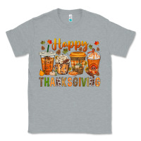 Heather Grey western happy thanksgiving bbs Classic Tee - BundleAndBundleShop