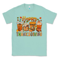 Seafoam western happy thanksgiving bbs Classic Tee - BundleAndBundleShop