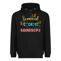 Black i have survived too many storms to be bothered by raindrops malia Heavyweight Hoodie - MaliasSmallBusiness