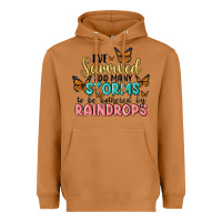 Meerkat i have survived too many storms to be bothered by raindrops malia Heavyweight Hoodie - MaliasSmallBusiness