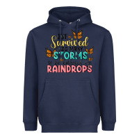 Navy i have survived too many storms to be bothered by raindrops malia Heavyweight Hoodie - MaliasSmallBusiness