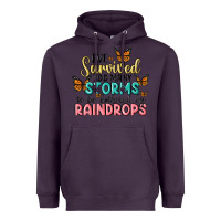 Plum i have survived too many storms to be bothered by raindrops malia Heavyweight Hoodie - MaliasSmallBusiness