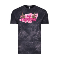 Cloud Black Hey Cancer Vintage Tee - texasbilliewilder