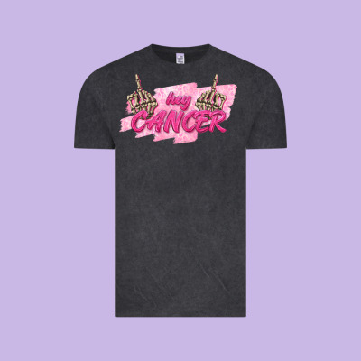 Hey Cancer Vintage Tee Designed By Texasbilliewilder