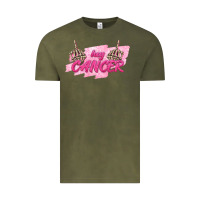 Vintage Olive Hey Cancer Vintage Tee - texasbilliewilder
