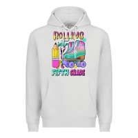Dove Grey rolling into fifth grade Premium Hoodie - BundleAndBundleShop