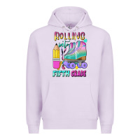 Lilac rolling into fifth grade Premium Hoodie - BundleAndBundleShop