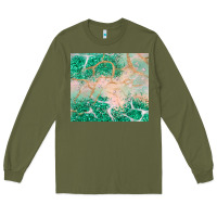Army Green green glitter Long Sleeve Tee - JahusDesignShop