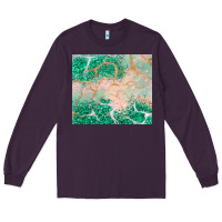 Plum green glitter Long Sleeve Tee - JahusDesignShop