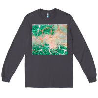 Smoke green glitter Long Sleeve Tee - JahusDesignShop